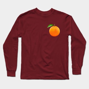 Orange Pocket Long Sleeve T-Shirt